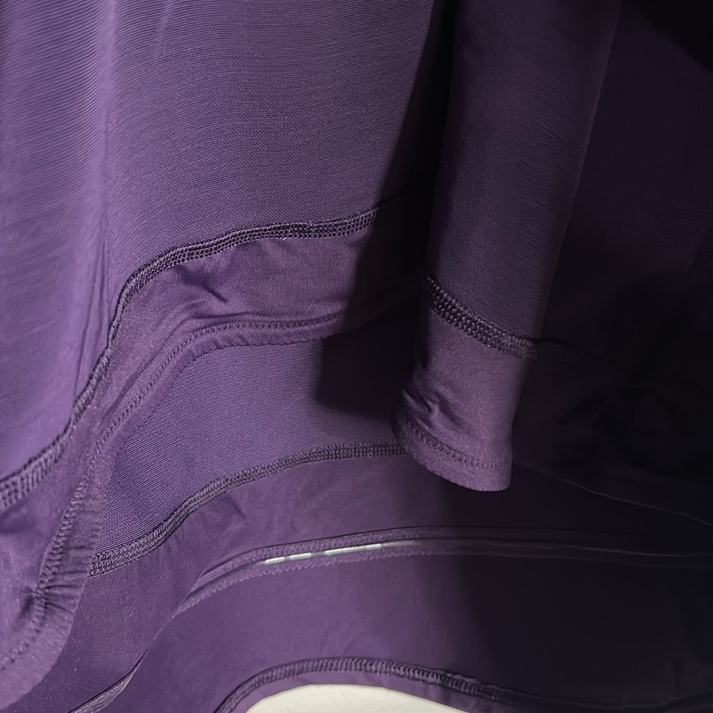 Lands End Women's Smoothing Control High Neck Tankini Swimsuit Top Purple 20W - Picture 4 of 10